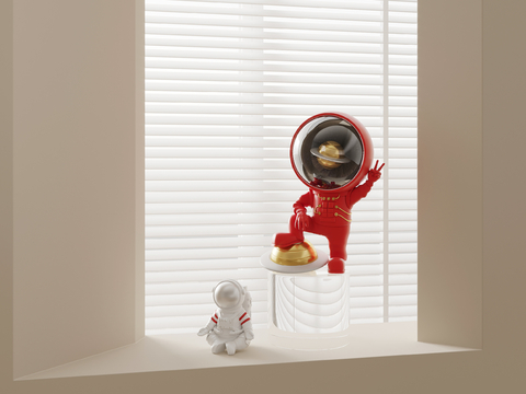 Astronaut Sculpture Cartoon Ornaments