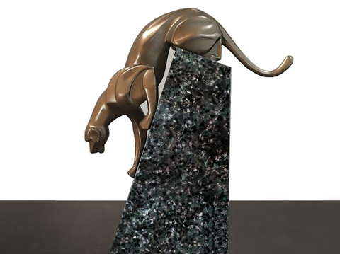 Cheetah Sculpture Art Ornaments