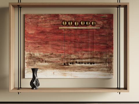 Middle-ancient style decorative painting texture painting abstract painting hanging painting