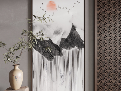 New Chinese Landscape Painting Art Painting Decorative Painting Hanging Painting