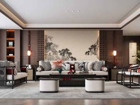 New Chinese Living Room