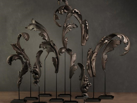 Abstract sculpture art ornaments