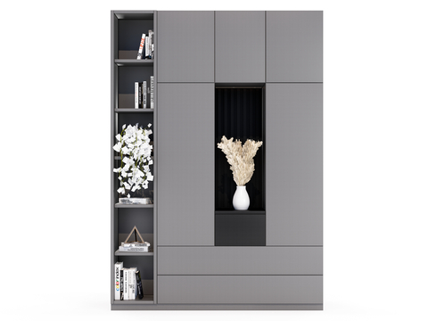 Modern Open-shelf Bookcase Display Cabinet