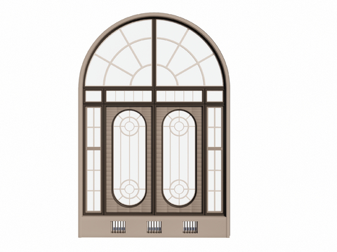 European-style glass windows