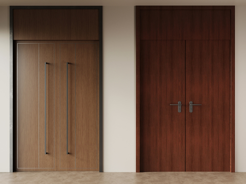 Middle Style Double Door Opposition Door