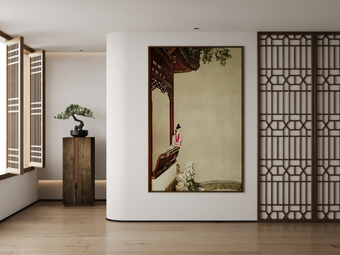 New Chinese Decorative Painting portrait painting hanging painting