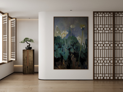 New Chinese Decorative Painting Texture Painting Art Painting Hanging Painting