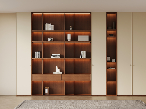 Middle Style Bookcase Bookshelf