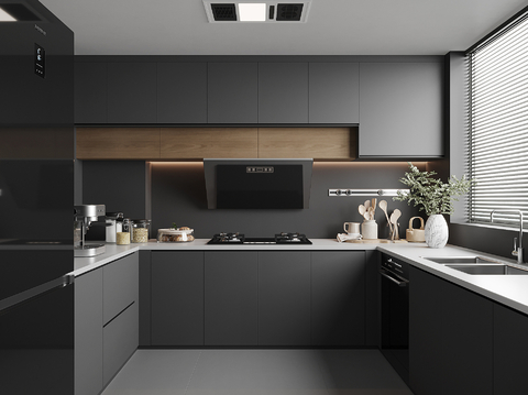 Dark Style Kitchen