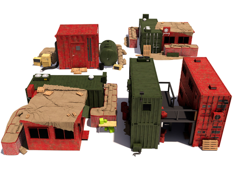 military equipment military container fortress