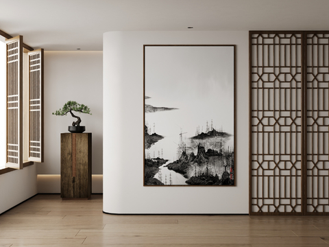 New Chinese Decorative Painting Landscape Painting Hanging Painting