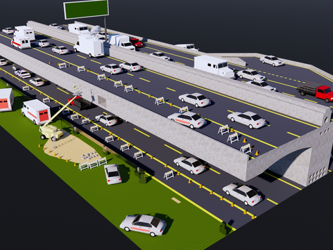 Viaduct Bridge Interchange Expressway