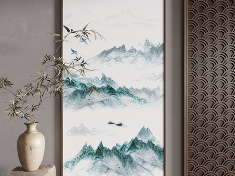 New Chinese Landscape Painting Art Painting Decorative Painting Hanging Painting