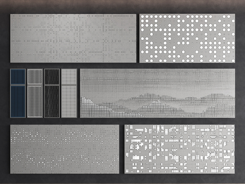 Aluminum gusset plate Perforated plate Perforated plate Hollow plate