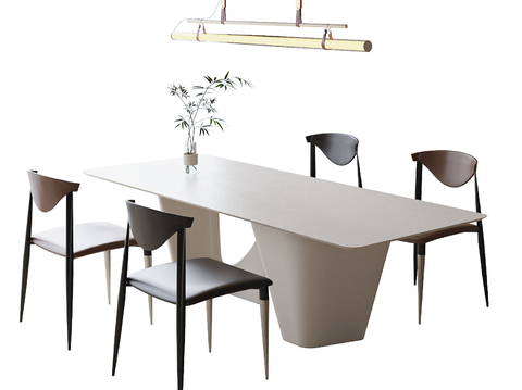 Minimalist Dining Table and Chair Bar Dining Table