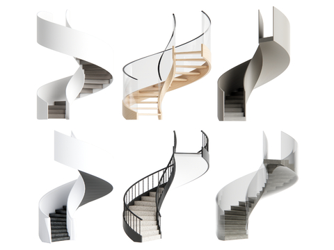 revolving stair handrail stair suspended stair