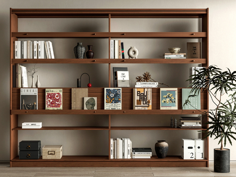 Middle Style Bookcase Bookshelf