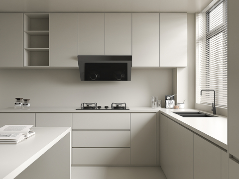 Cream Style kitchen minimalist kitchen