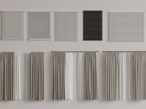 Modern Curtain Screen Venetian Blinds