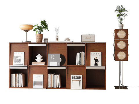 Middle Style Bookcase