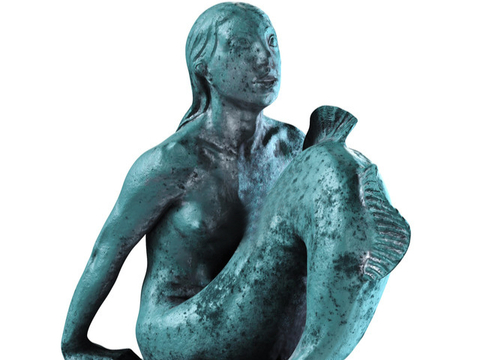 Mermaid Sculpture Art Ornaments