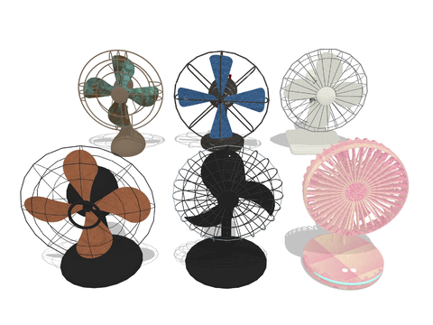 Small desktop fan