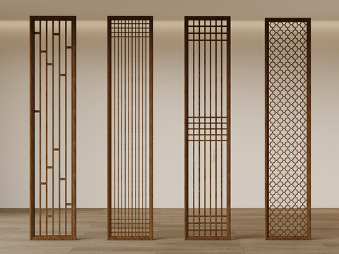 Neo-Chinese Style lattice partition