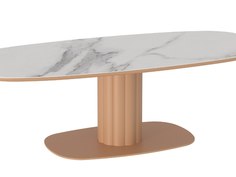 Minimalist Dining Table Oval Dining Table