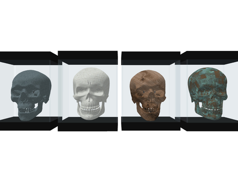 Skull Bone Sculpture Ornaments