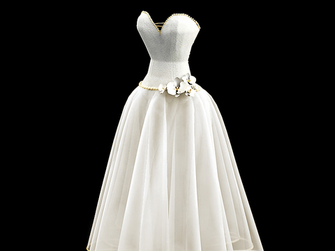 Ladies wedding dress