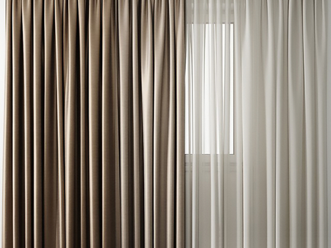 Plain Curtain Screen Curtain