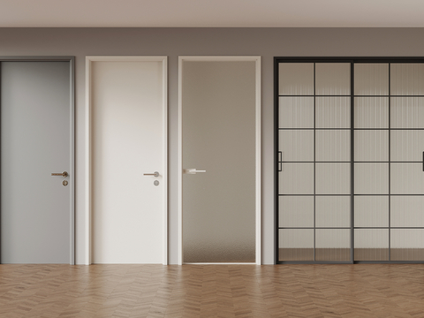 modern wooden door single door glass door sliding door