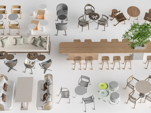 Modern Dining Table and Chair Coffee Table and Chair