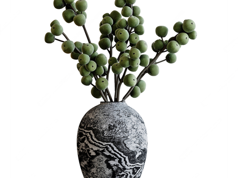 Modern Ceramic Vase Flower Art