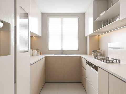 Cream Style kitchen minimalist kitchen