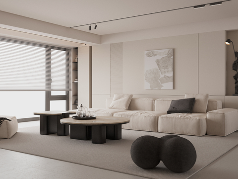 Modern Minimalist Living Room