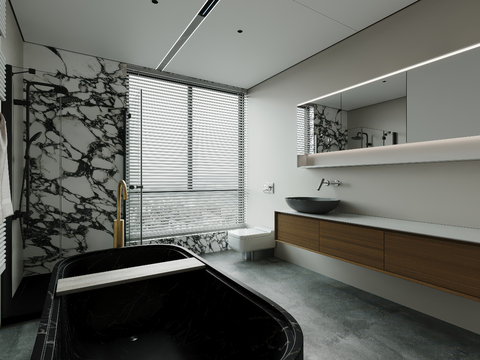 Modern toilet shower room