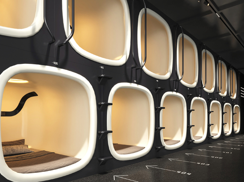 Modern Capsule Hotel Capsule Warehouse