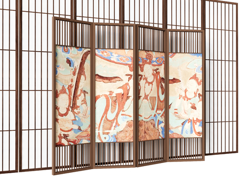 New Chinese-style screen partition