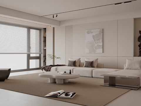 Modern Minimalist Living Room