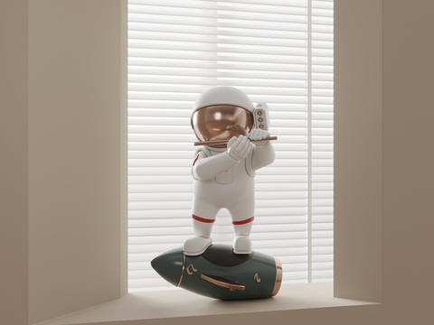 Modern Sculpture Ornaments Astronaut