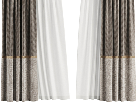 modern curtain gauze curtain