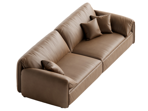 Middle-style double sofa