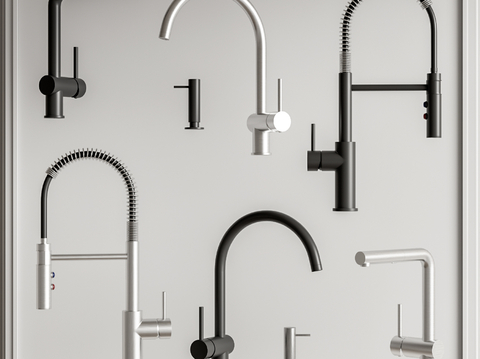 Modern stainless steel faucet