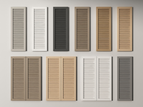 Modern shutter door shutter shutter cabinet door