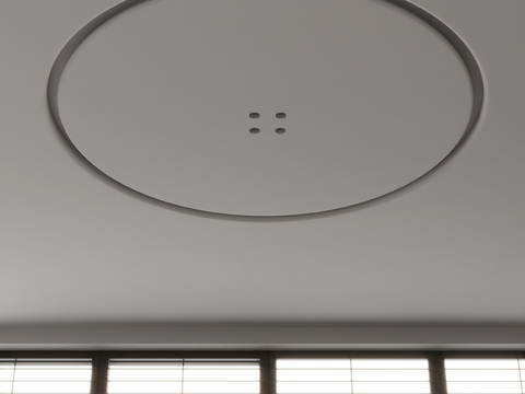 Idea modern round ceiling ring chandelier