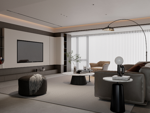 Modern Minimalist Living Room