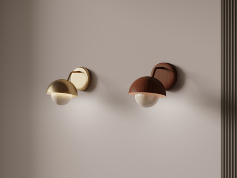 Middle style wall lamp