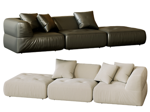 Multiplayer Sofa Leather Sofa