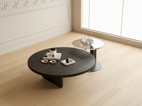 Round coffee table